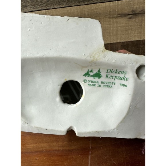 Dickens Keepsake Village Series Carpenter Wood Sawing Plant Lighted 1994 - Picture 6 of 6